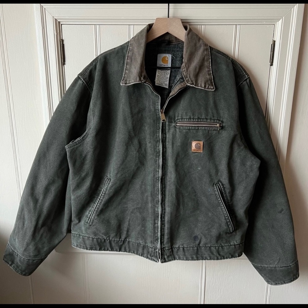 Vintage Carhartt Detroit jacket j97 size Large